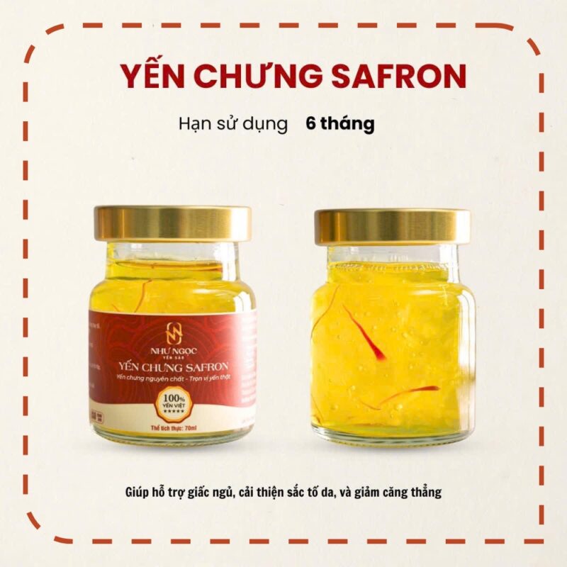 yến chưng safron