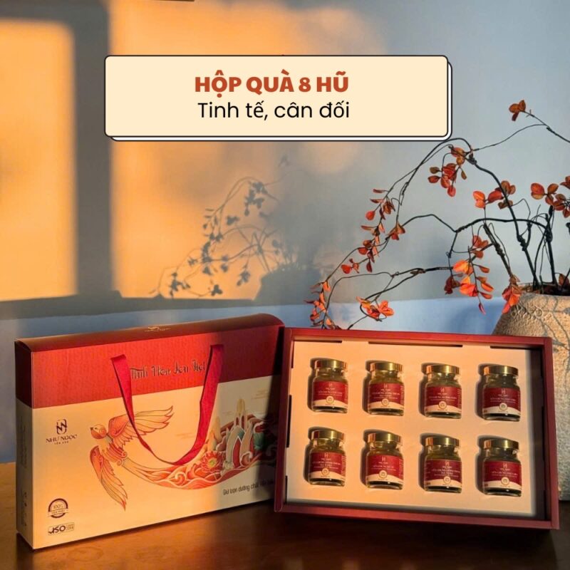 Hộp quà yến 8 hũ